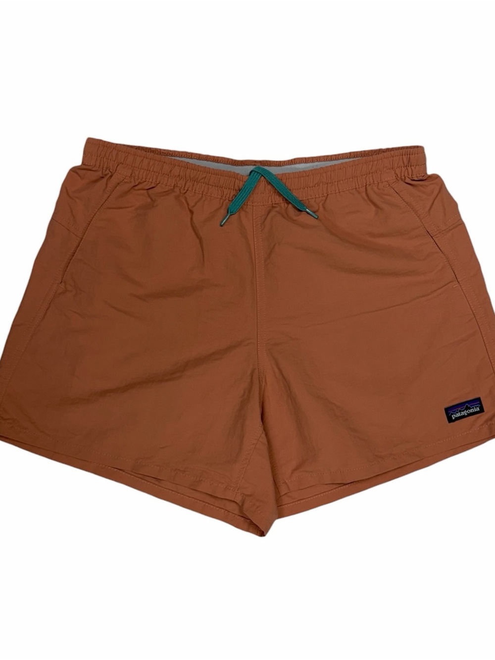 Patagonia Baggies Shorts Womens Small Mellow Melon 4” Outdoor Hiking Trail Swim